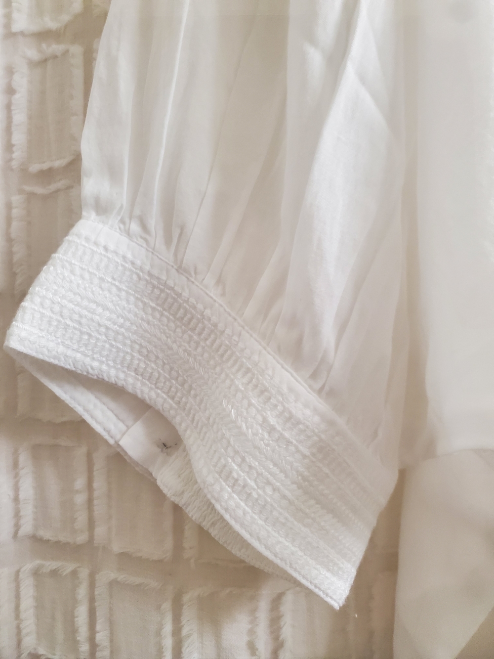 Madewell White Short-Sleeve Button-Front Blouse - Picture 9 of 16